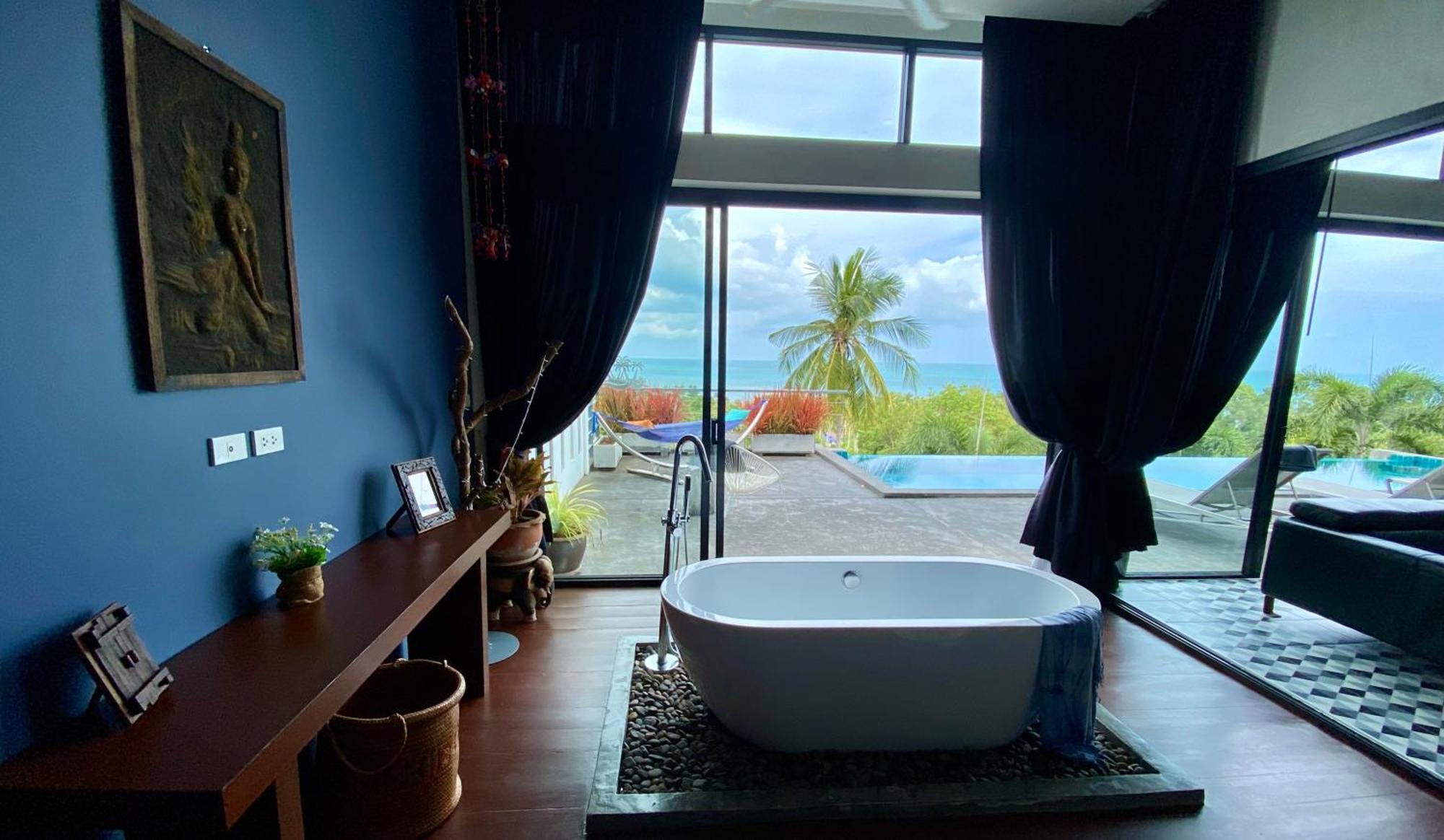 Ko Samui Seaview Pool Villa Philippa With Car Laem Set Beach Dış mekan fotoğraf