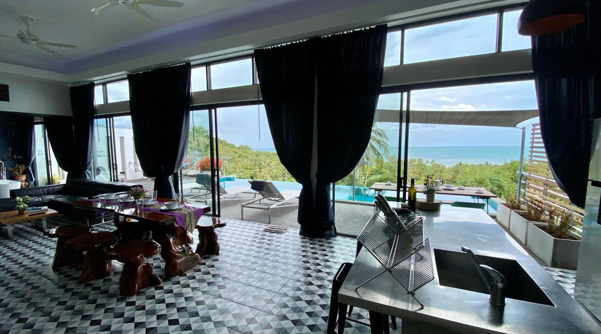 Ko Samui Seaview Pool Villa Philippa With Car Laem Set Beach Dış mekan fotoğraf